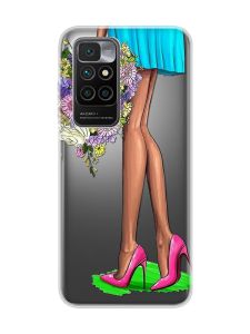 Прозорий чохол для Xiaomi Redmi 10 :: Квітковий настрій (принт 226)