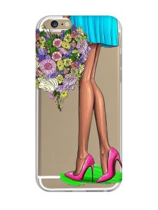 Прозорий чохол на iPhone 6/6s :: Квітковий настрій (принт 226)