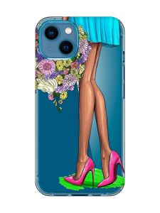 Прозорий чохол для iPhone 13 mini :: Квітковий настрій (принт 226)