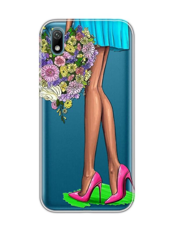 Прозорий чохол для Huawei Y5 2019 / Honor 8S :: Квітковий настрій (принт 226)