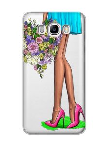 Прозорий чохол на SAMSUNG Galaxy J7(2016) J710 :: Квітковий настрій (принт 226)