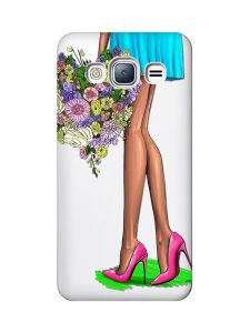 Прозорий чохол на Samsung Galaxy J3 2016 (J310) :: Квітковий настрій (принт 226)