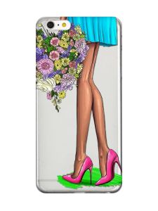 Прозорий чохол на iPhone 6+/6 Plus :: Квітковий настрій (принт 226)