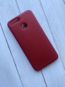 Силіконовий чохол з тисненням та вставкою для Huawei Nova 2 Червоний