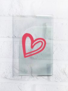 Обкладинка на паспорт книжечку :: Серце велике