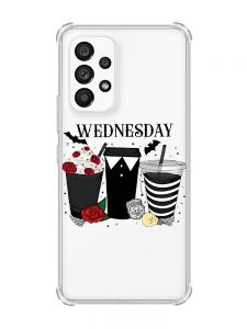 Чохол з потовщеними кутами на Samsung Galaxy A53 Коктейлі. Венздей (принт 216)