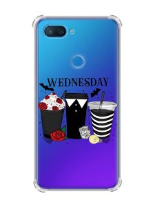 Чохол із потовщеними кутами на Xiaomi Mi 8 Lite Коктейлі. Венздей (принт 216)