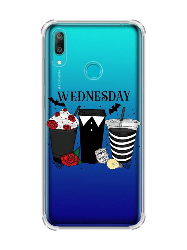 Чохол з потовщеними кутами Huawei Y7 2019/Y7 prime 2019 Коктейлі. Венздей (принт 216)