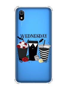 Чохол з потовщеними кутами для Xiaomi Redmi 7A Коктейлі. Венздей (принт 216)