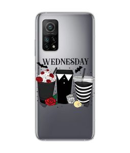 Прозорий чохол на Xiaomi Mi 10T/Mi 10T Pro Коктейлі. Венздей (принт 216)