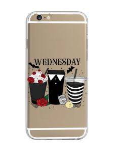 Прозорий чохол на iPhone 6/6s :: Коктейлі. Венздей (принт 216)