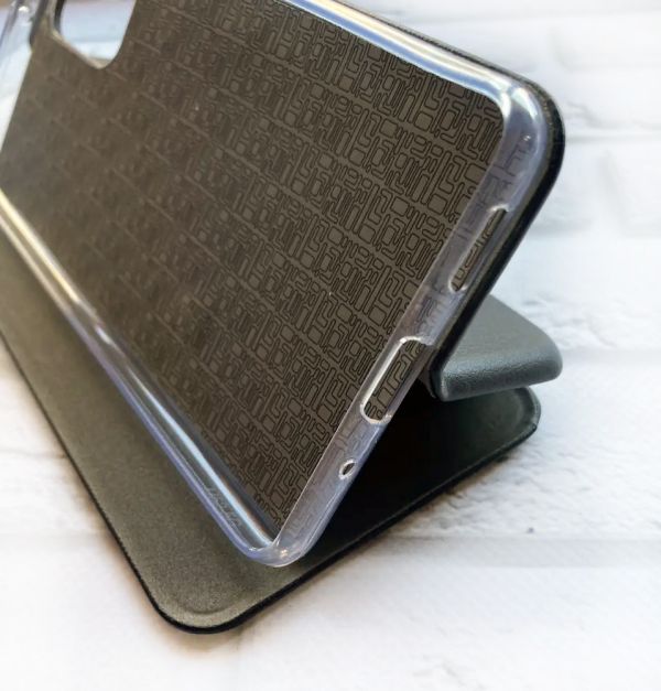 Чохол-книжка з малюнком для Samsung Galaxy M52 (2021) M526 Чорний; Квітковий настрій (принт 226)