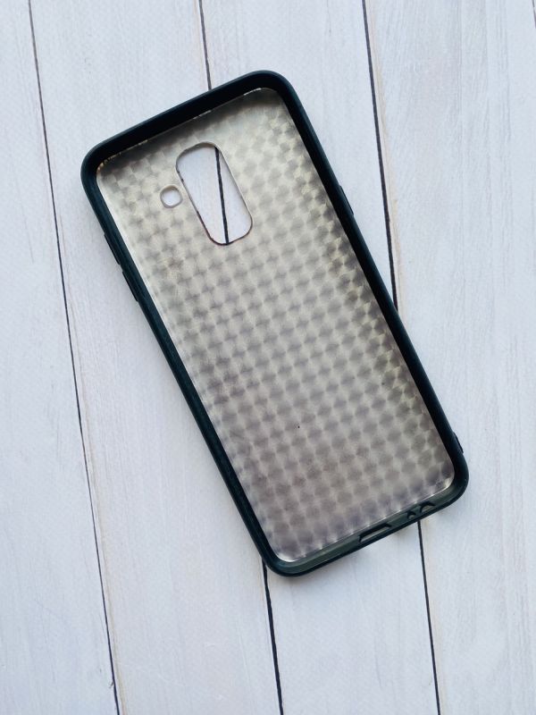 Силіконовий чохол із малюнком для Samsung Galaxy А6 Plus Рози оранжеві на бежевому