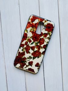 Силіконовий чохол із малюнком для Samsung Galaxy А6 Plus Рози малі