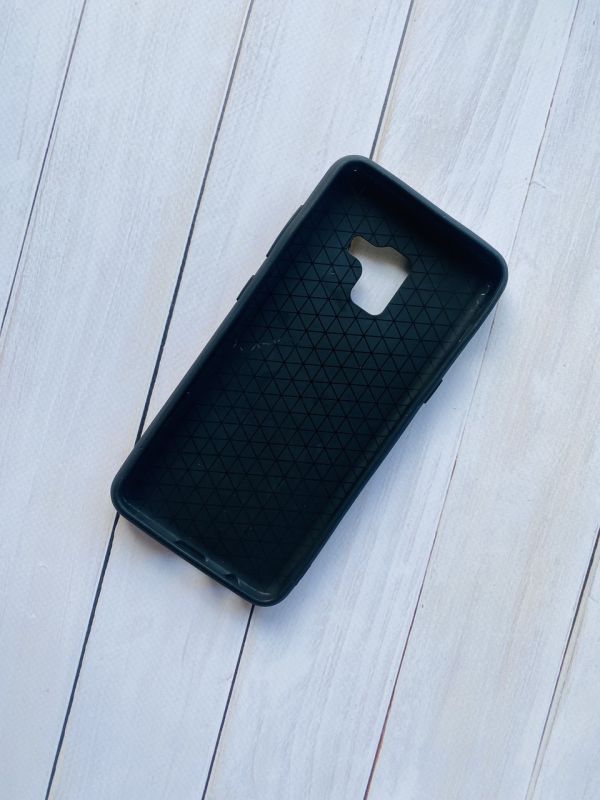 Силіконовий чохол із смужкою для Samsung Galaxy А5(2018) / A8(2018) Рожеве золото