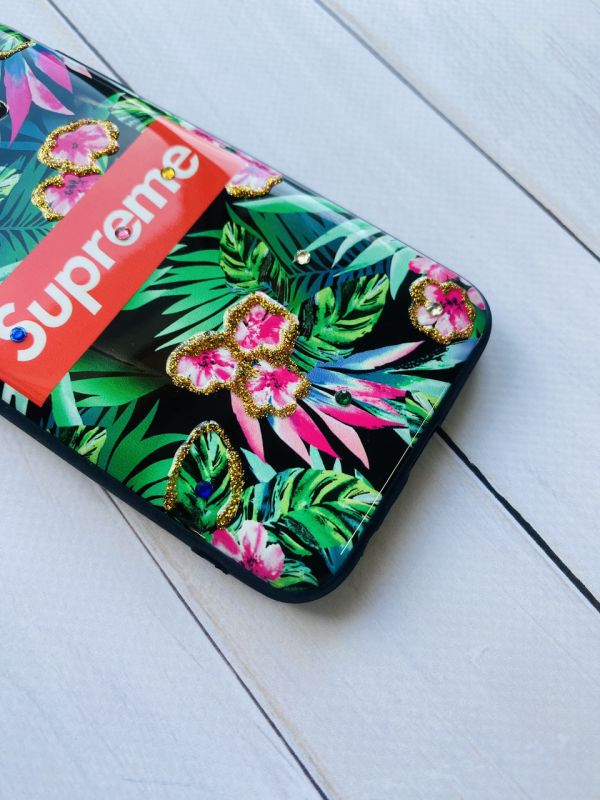 Силіконовий чохол з камінням для Samsung Galaxy J2 Core Supreme
