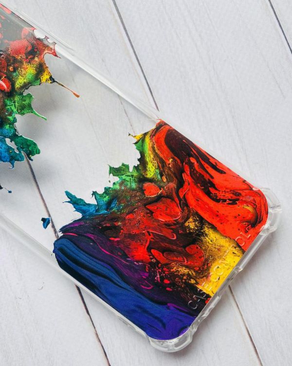 Чохол з потовщеними кутами на Samsung Galaxy A32 Фарби (принт 249)