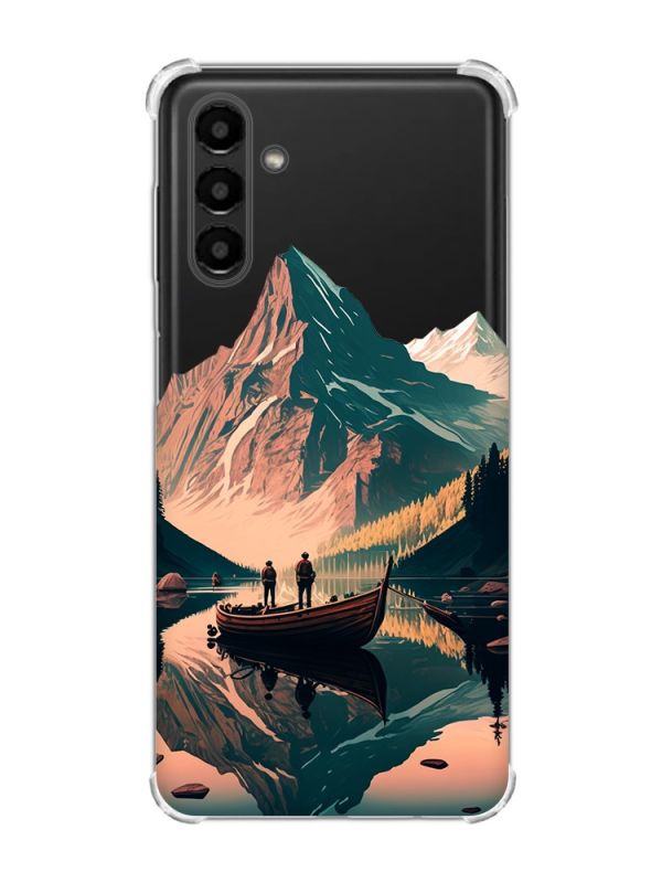 Чохол із потовщеними кутами на Samsung Galaxy A04s/A13 5G :: Човен. Пейзаж (принт 246)