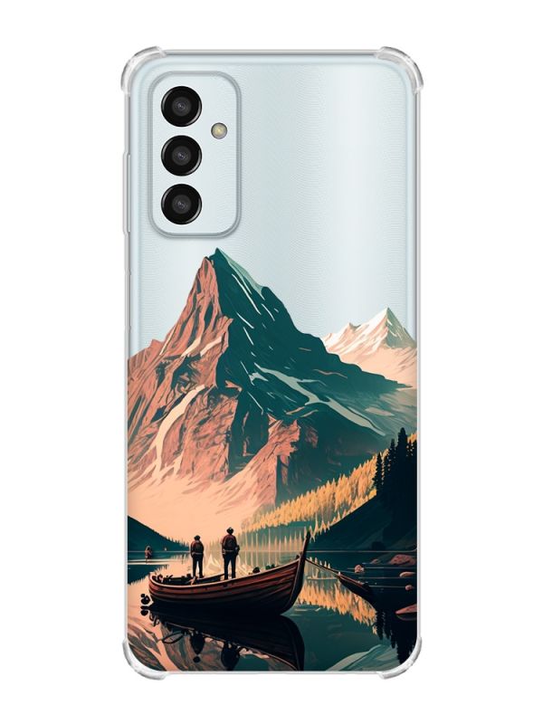 Чохол із потовщеними кутами на Samsung Galaxy M13 4G :: Човен. Пейзаж (принт 246)