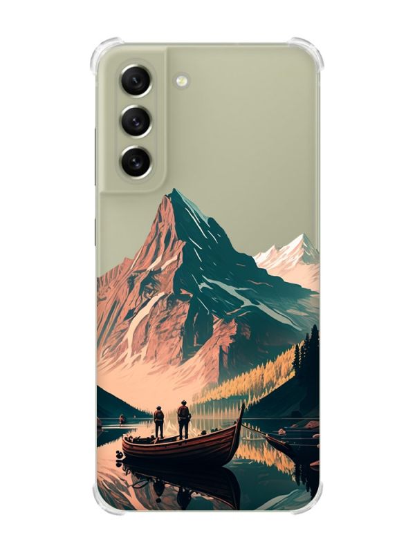 Чохол із потовщеними кутами на Samsung S21 FE :: Човен. Пейзаж (принт 246)