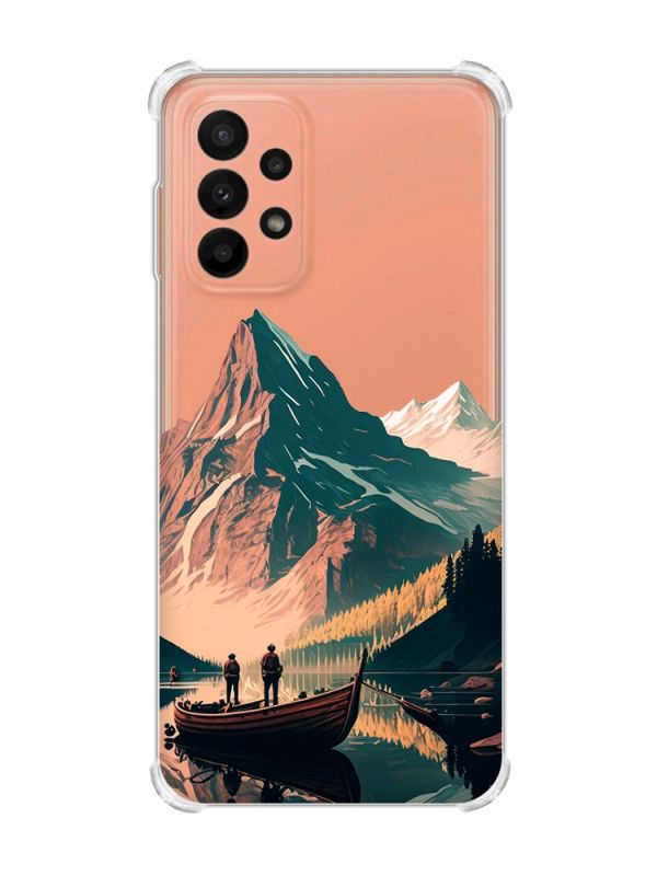 Чохол з потовщеними кутами на Samsung Galaxy A23 :: Човен. Пейзаж (принт 246)