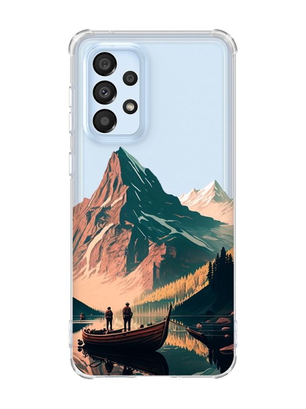Чохол з потовщеними кутами на Samsung Galaxy A33 5G :: Човен. Пейзаж (принт 246)