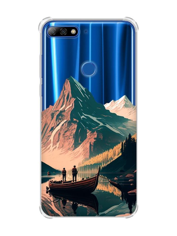 Чохол з потовщеними кутами на Huawei Y7 2018/Y7 Prime 2018 :: Човен. Пейзаж (принт 246)