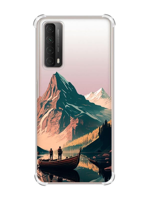 Чохол з потовщеними кутами на Huawei P Smart 2021 :: Човен. Пейзаж (принт 246)