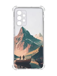 Чохол із потовщеними кутами на Oppo A72 5G :: Човен. Пейзаж (принт 246)