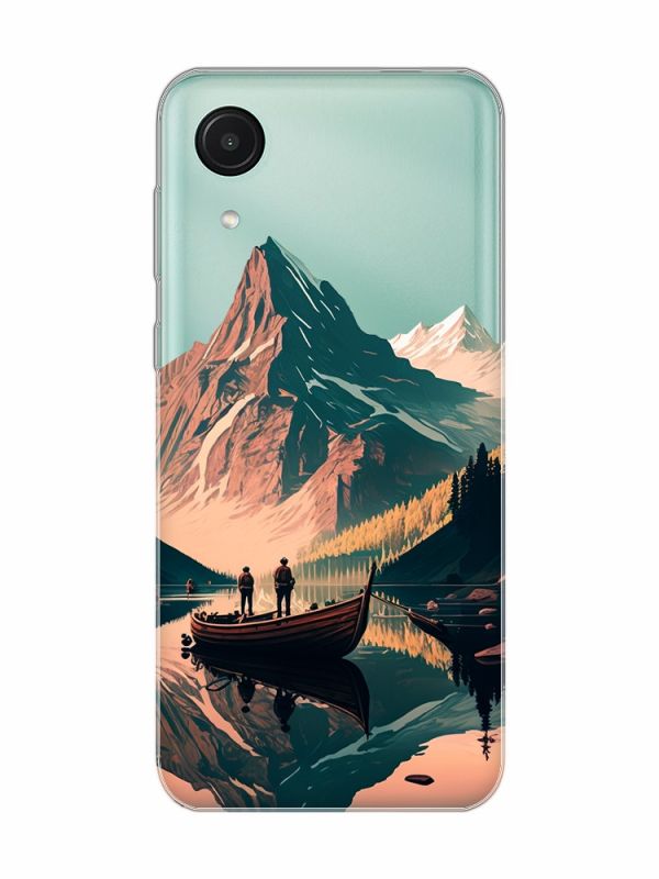Прозорий чохол на Samsung Galaxy A03 Core / A032 :: Човен. Пейзаж (принт 246)