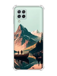 Чохол з потовщеними кутами на Samsung Galaxy A22 4G/M32/M22 :: Човен. Пейзаж (принт 246)