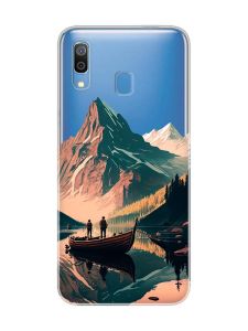Прозорий чохол для Samsung Galaxy A30 (2019)/A20 (2019) :: Човен. Пейзаж (принт 246)