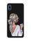 Матовий чорний чохол на Samsung Galaxy A10 (2019) A105 Дівчина з латте (принт 227)