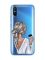 Прозорий чохол на Xiaomi Redmi 9A  :: Дівчина з латте (принт 227)