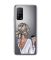 Прозорий чохол на Xiaomi Mi 10T/Mi 10T Pro :: Дівчина з латте (принт 227)