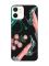 Матовий чорний чохол на Apple iPhone 12 / 12 Pro (6.1) :: Туфельки і квіти (принт 225)
