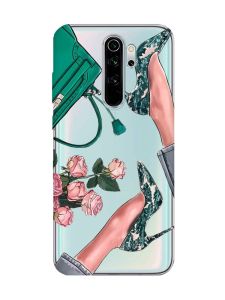 Прозорий чохол на Xiaomi Redmi Note 8 Pro :: Туфельки і квіти (принт 225)