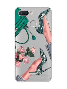 Прозорий чохол на Xiaomi Redmi 6  :: Туфельки і квіти (принт 225)