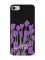 Матовий чорний чохол на iPhone 7 / 8 Тюльпани (принт 265)