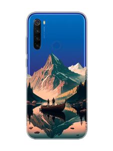 Прозорий чохол на Xiaomi Redmi Note 8T :: Човен. Пейзаж (принт 246)