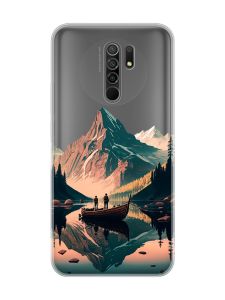 Прозорий чохол на Xiaomi Redmi 9 :: Човен. Пейзаж (принт 246)