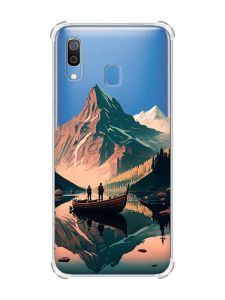 Чохол з потовщеними кутами на Samsung Galaxy A30 (2019) / A20 (2019) :: Човен. Пейзаж (принт 246)