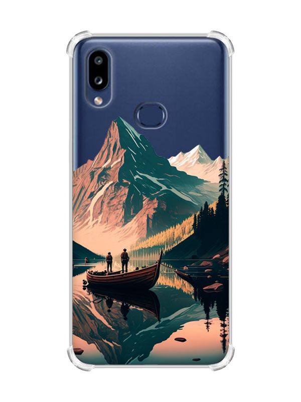 Чохол з потовщеними кутами на Samsung Galaxy A10s/A107 :: Човен. Пейзаж (принт 246)
