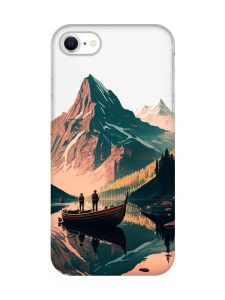 Прозорий чохол для iPhone 7, 8 :: Човен. Пейзаж (принт 246)