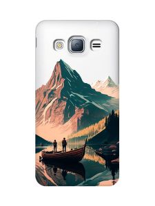 Прозорий чохол на Samsung Galaxy J3 2016 (J310) :: Човен. Пейзаж (принт 246)