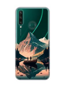 Прозорий чохол на Huawei Y6p :: Човен. Пейзаж (принт 246)