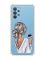 Чохол з потовщеними кутами на Samsung Galaxy A32 Дівчина з латте (принт 227)