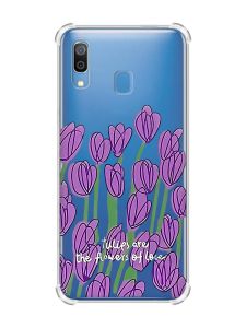 Чохол з потовщеними кутами на Samsung Galaxy A30 (2019) / A20 (2019) Тюльпани (принт 265)