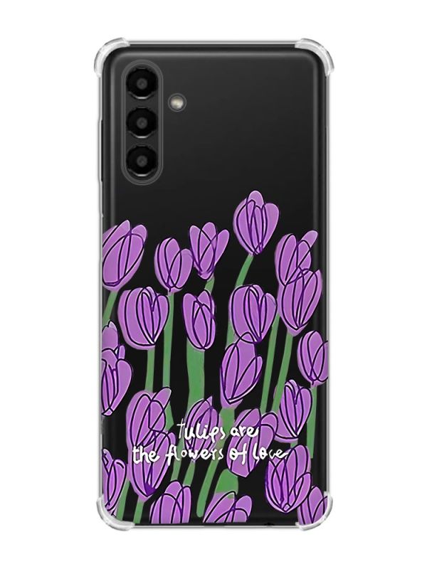 Чохол із потовщеними кутами на Samsung Galaxy A04s/A13 5G :: Тюльпани (принт 265)