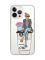 Чохол із потовщеними кутами на iPhone 14 Pro Max :: Дівчина на каві (принт 228)